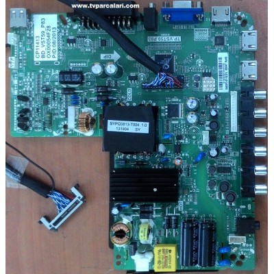 TP.VST59.P83, CP11413, M400F13-E1-S, PREMIER PR40A50, Main board