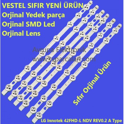 VESTEL 42PF3022 Led bar, LG Innotek 42FHD-L NDV REV0.2 A Type, C Type, 17DB06A, Panel ledleri VESTEL 42PF3022 Led bar, LG Innotek 42FHD-L NDV REV0.2 A Type, C Type, 17DB06A, Panel ledleri