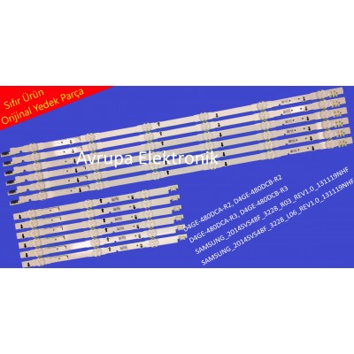 SAMSUNG UE48H5570AS Led bar, Bakır Tabanlı 12 Parça Set SAMSUNG UE48H5570AS Led bar, Bakır Tabanlı 12 Parça Set