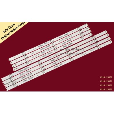 LG 49LH604V-ZB Led bar, 6916L-2586A, 6916L-2587A, 6916L-2588A, 6916L-2589A Panel ledleri LG 49LH604V-ZB Led bar, 6916L-2586A, 6916L-2587A, 6916L-2588A, 6916L-2589A Panel ledleri