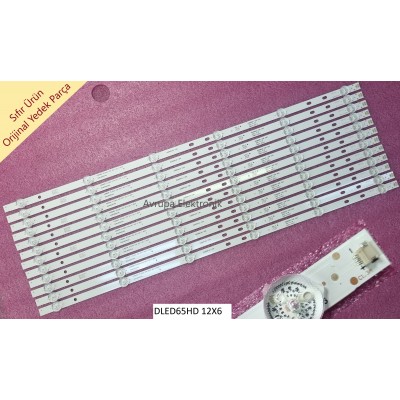 Dijitsu DJT65S Led bar, DLED65HD 12X6 1003, Tv ledleri Dijitsu DJT65S Led bar, DLED65HD 12X6 1003, Tv ledleri