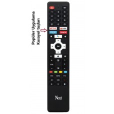 Next Google Android TV, Netflix, YouTube, Prime Video ve Google Play Tuşlu LCD/LED/Android TV Kumandası Next Google Android TV, Netflix, YouTube, Prime Video ve Google Play Tuşlu LCD/LED/Android TV Kumandası