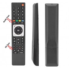 Arçelik, Beko, Grundig Uyumlu Guide Tuşlu 3D Metalik Göbekli LED/LCD TV Kumandası