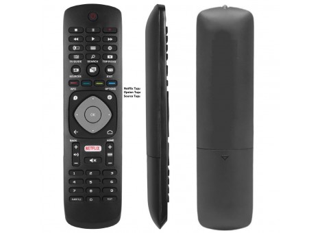 Philips Netflix ve Top Picks tuşlu LCD/LED TV kumandası