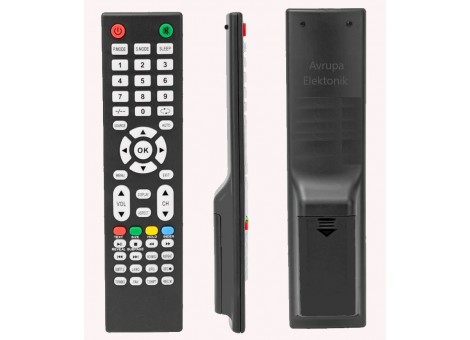 Awox 3282ST, U3200STR, Dijitsu DJTV431, Onvo OV32100, OV40200, Yumatu 32SMT3201 Uyumlu LED/LCD TV Kumandası