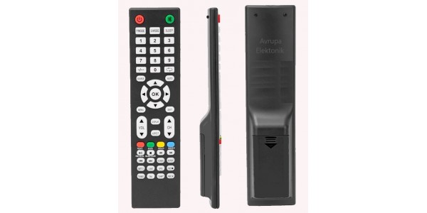 Awox 3282ST, U3200STR, Dijitsu DJTV431, Onvo OV32100, OV40200, Yumatu 32SMT3201 Uyumlu LED/LCD TV Kumandası