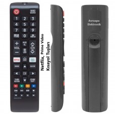 Samsung Netflix ve Prime Video Tuşlu LED/LCD TV Kumandası