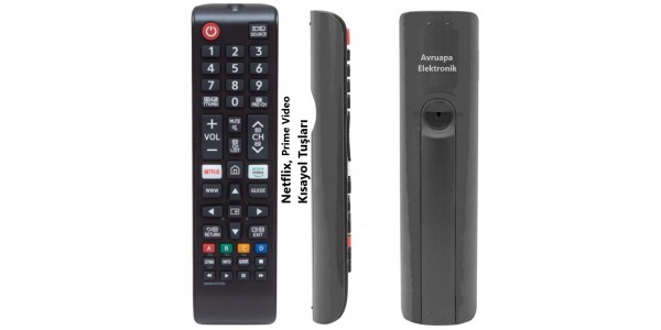 Samsung Netflix ve Prime Video Tuşlu LED/LCD TV Kumandası