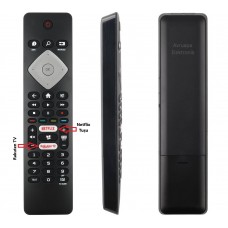 Philips Ambilight, Netflix, YouTube, Prime Video, Rakuten TV tuşlu LCD/LED TV kumandası Philips Ambilight, Netflix, YouTube, Prime Video, Rakuten TV tuşlu LCD/LED TV kumandası