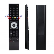 Arçelik, Beko, Grundig 3D ve internet tuşlu, gri göbekli TV kumandası