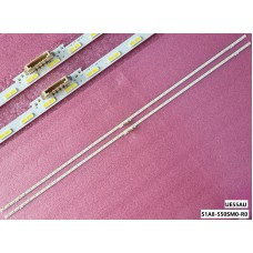 SAMSUNG UE55AU8000U - UE55AU9000U Led bar Takımı - S1A8-550SM0-R0 - 2 Parça