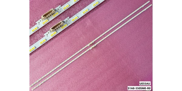 SAMSUNG UE55AU8000U - UE55AU9000U Led bar Takımı - S1A8-550SM0-R0 - 2 Parça