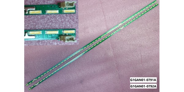 LG 49LX761H - 49LH548V - 49LF5400 - 49LF5410 Led bar Takımı, G1GAN01-0791A - G1GAN01-0792A – 2 Parça Orijinal E-LED