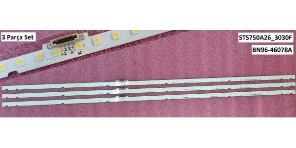 SAMSUNG UE75NU7100U - UE75RU7100U LED Bar - 3 Parça Takım - STS750A26_3030F