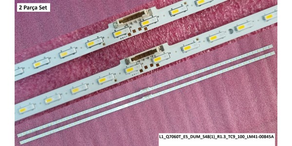 SAMSUNG QE55Q70TATXTK - QE55Q60TAUXTK - QE55LS01TAU - UE55TU8500U LED Bar, 2 Parça Takım 