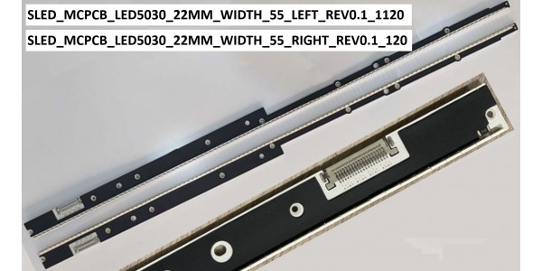 SAMSUNG UE55D7000 - UE55D7090LS - UE55D8000LS - UE55D8090 LED Bar - 2 Parça Set