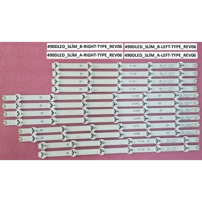 VESTEL 49FA9000 LED bar Takımı - VES490UNSL-3S-U01 - 12 Parça - 490DLED_Slim VESTEL 49FA9000 LED bar Takımı - VES490UNSL-3S-U01 - 12 Parça - 490DLED_Slim