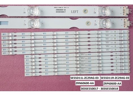 ARÇELİK A55 A 950 A - A55 A 955 A - A55 A 965 B - A55 B 970 A LED Bar - ZRN60600-AA - ZRP60600-AA - 12 Parça ARÇELİK A55 A 950 A - A55 A 955 A - A55 A 965 B - A55 B 970 A LED Bar - ZRN60600-AA - ZRP60600-AA - 12 Parça
