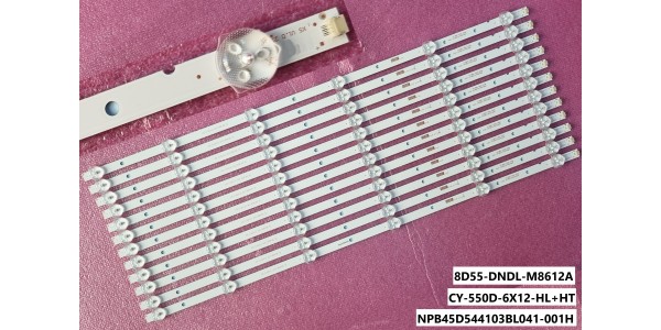 AXEN AX55LEDA88/0227 - SUNNY SN55LEDA88 - SN55LEDA38 LED Bar Takımı - 12 Parça