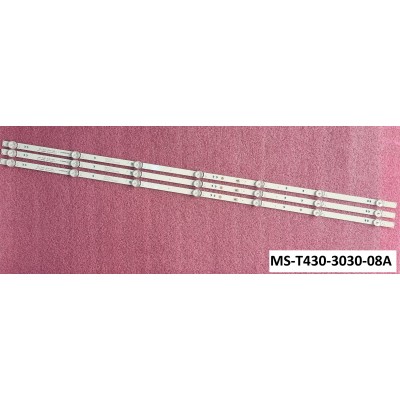 DIJITSU 43DS9800 LED Bar - MS-T430-3030-08A - 3 Parça Set DIJITSU 43DS9800 LED Bar - MS-T430-3030-08A - 3 Parça Set