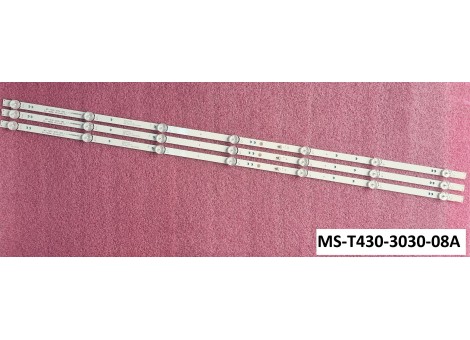 DIJITSU 43DS9800 LED Bar - MS-T430-3030-08A - 3 Parça Set DIJITSU 43DS9800 LED Bar - MS-T430-3030-08A - 3 Parça Set