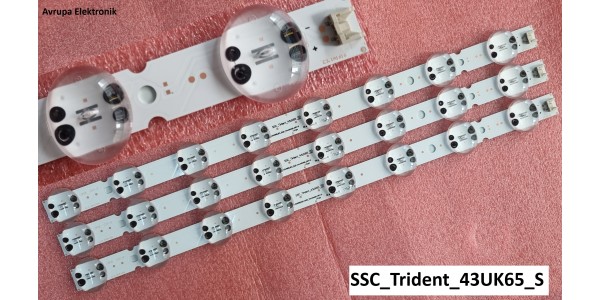 LG 43UK6950PLB LED Bar - SSC_Trident_43UK65_S - 3 Parça Set - 8 Ledli