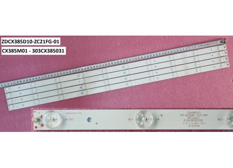 AXEN AX039LD012-S2 LED Bar - ZDCX385D10-ZC21FG-01 - 4 Parça Takım